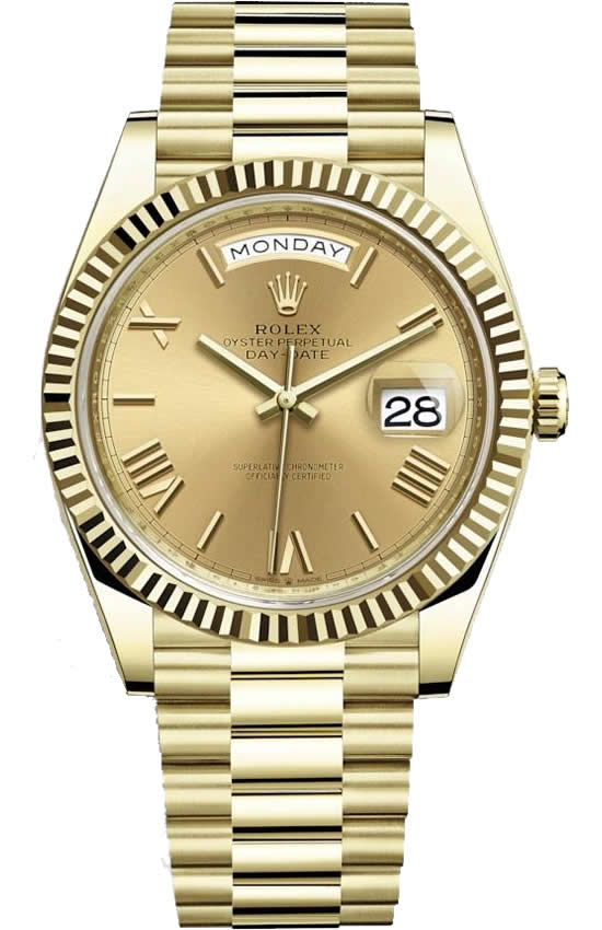 Fake Rolex Day-Date All Gold 